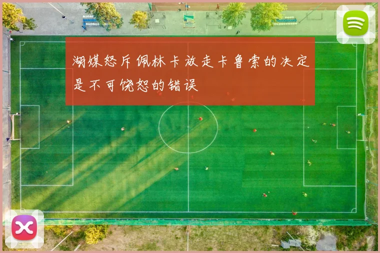 湖媒怒斥佩林卡放走卡鲁索的决定是不可饶恕的错误