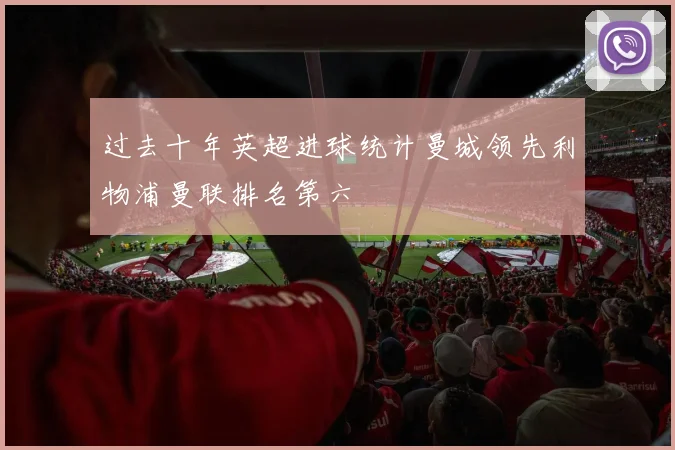 过去十年英超进球统计曼城领先利物浦曼联排名第六